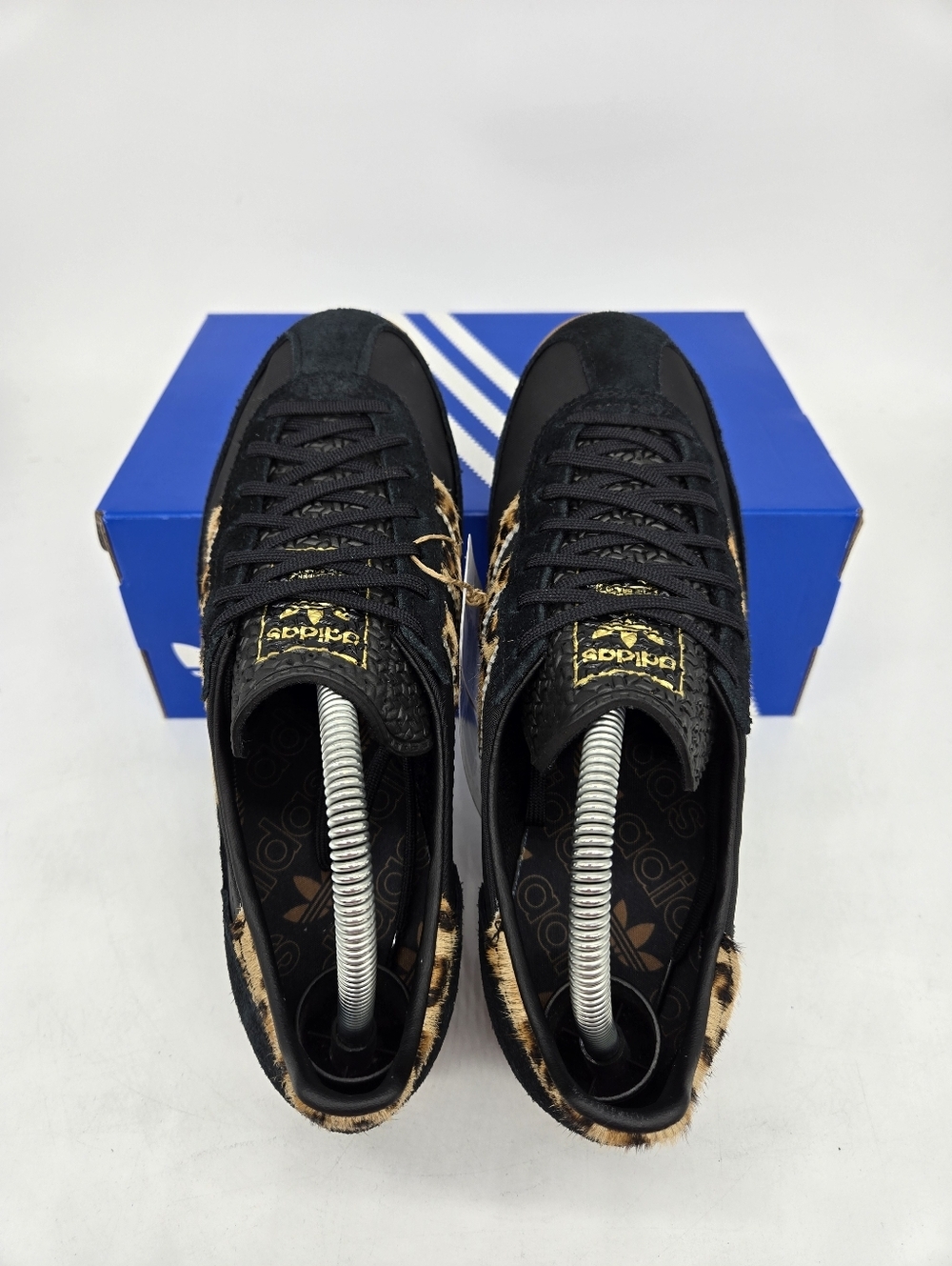 adidas Women's SL72 OG JR1640 Leopard Black Gum Shoes Size 7.5 New - Picture 5 of 8